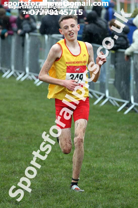 Junior boys 2019 New Balance English Schools Cross Country Champs, Temple Newsam, Leeds. Photo:  David T. Hewitson/Sports for All Pics